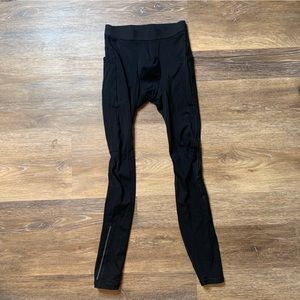 Lululemon Mens Small Running Tights Black Stretch Athletic
